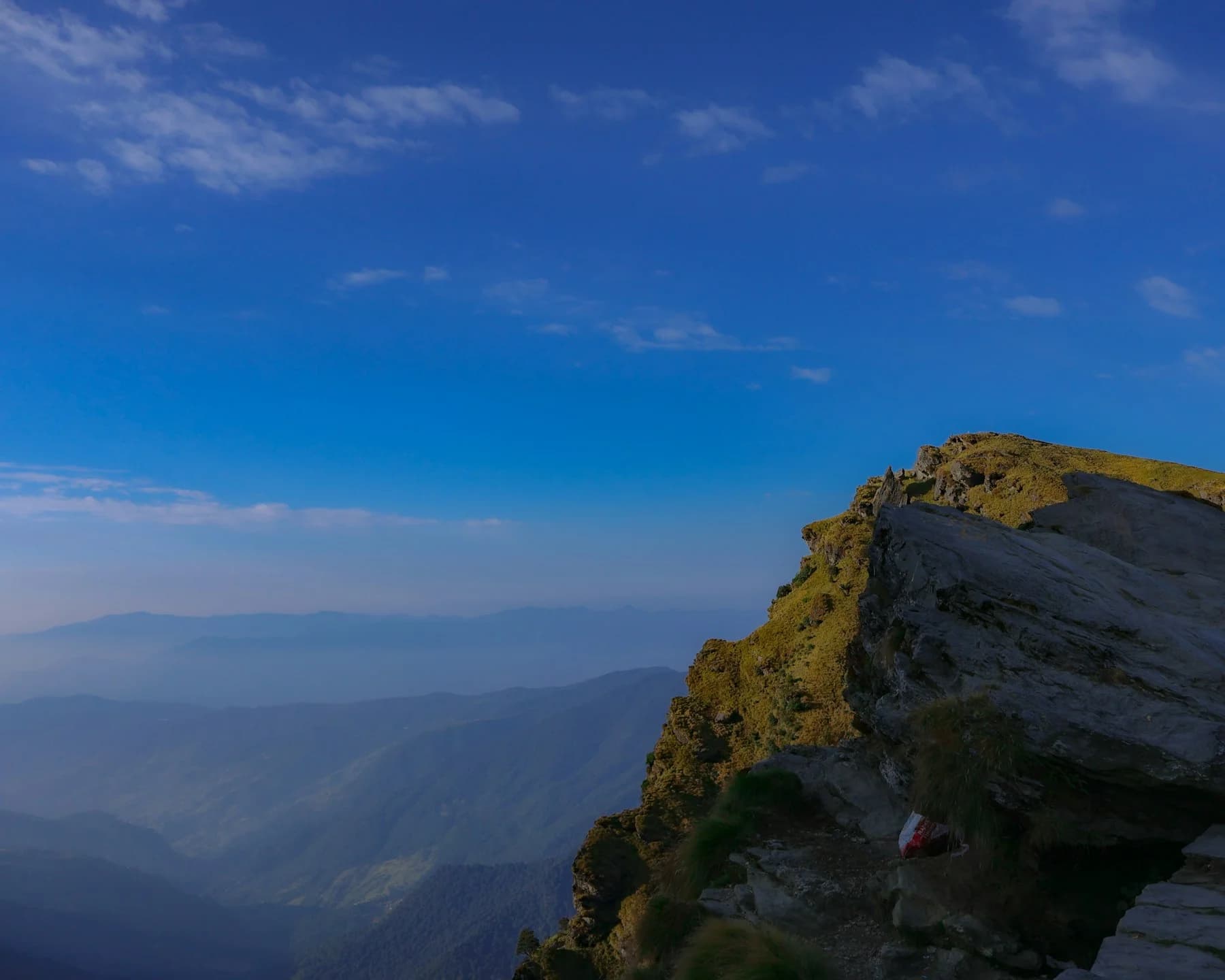 Himalayan mountain scenery on a journey to Chopta and Tungnath